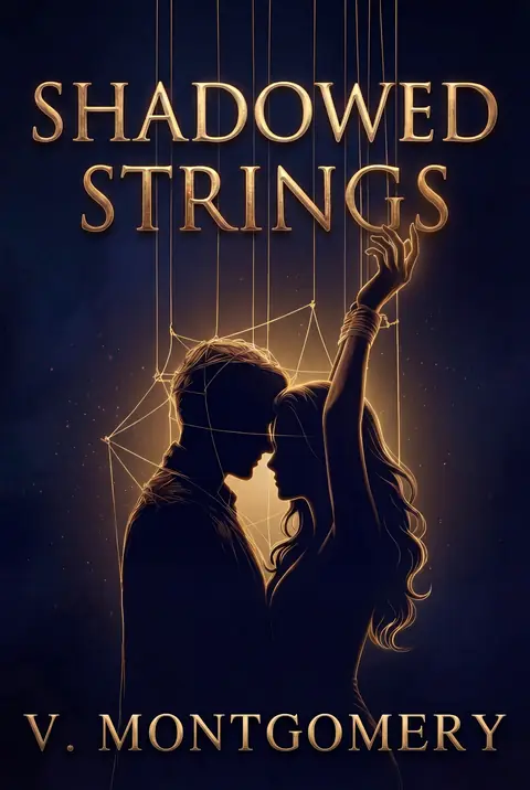 Book cover of Shadowed Strings by V. Montgomery